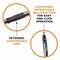 Bic GLIDE Bold Ballpoint Pen, Retractable, Bold 1.6 mm, Black Ink, Translucent Black Barrel, PK4, 4PK VLGBP41-BLK - alternate 3